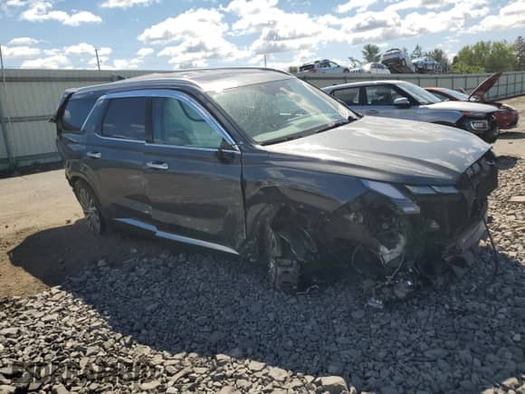2023 Hyundai Palisade Calligraphy с VIN KM8R7DGE3PU504455, выставлен на аукционе Copart как лот 69625075 с пробегом Не указан миль и Списание • Salvage title. История ставок и продаж доступна на DreamBid. Изображение 4.