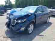 2020 Chevrolet Equinox Premier with VIN 2GNAXNEV4L6147197, listed as a IAAI auction lot 42996933 with 36,555 mi miles and . Bid and sale history available at DreamBid. Image 2.