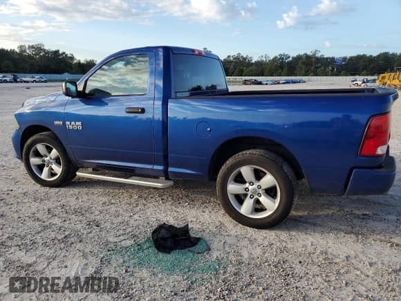 2014 Ram 1500 Tradesman with VIN 3C6JR6AT8EG305276, listed as a Copart auction lot 75810954 with 184,036 mi miles and Salvage title. Bid and sale history available at DreamBid. Image 2.