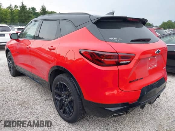 2024 Chevrolet Blazer RS with VIN 3GNKBKRS5RS151674, listed as a IAAI auction lot 42999315 with Not provided miles and . Bid and sale history available at DreamBid. Image 3.