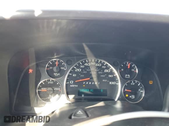 2014 Chevrolet Express Passenger LS with VIN 1GAWGPFG9E1185033, listed as a Copart auction lot 44763045 with 185,883 mi miles and Salvage title. Bid and sale history available at DreamBid. Image 9.