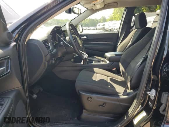 2022 Dodge Durango SXT with VIN 1C4RDJAG7NC161433, listed as a Copart auction lot 62094765 with 57,686 mi miles and Salvage title. Bid and sale history available at DreamBid. Image 7.
