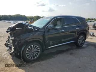 2025 Hyundai Palisade Calligraphy с VIN KM8R7DGE7SU936734, выставлен на аукционе Copart как лот 72027145 с пробегом 7 249 миль миль и На запчасти • Non repairable. История ставок и продаж доступна на DreamBid. Изображение 1.