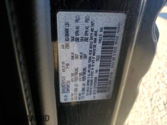 2000 Dodge 1500 с VIN 3B7HC13Z9YM200300, выставлен на аукционе Copart как лот 80311264 с пробегом 153 266 миль миль и Чистый • Clean title. История ставок и продаж доступна на DreamBid. Изображение 12.