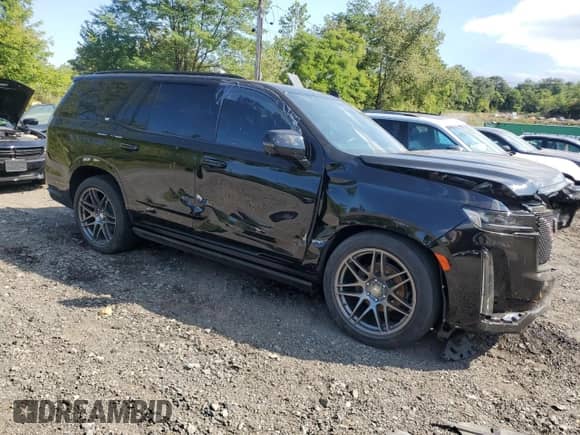 2023 Cadillac Escalade 4WD Sport Platinum z VIN 1GYS4GKL7PR537459, wystawiony jako Copart lot #71769395 z przebiegiem 38 087 mil mil oraz Szkoda całkowita • Salvage title. Historia ofert i sprzedaży dostępna na DreamBid. Obrazek 4.