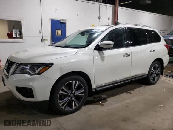 2017 Nissan Pathfinder S with VIN 5N1DR2MM8HC674760, listed as a Copart auction lot 89443915 with 110,649 mi miles and Clean title. Bid and sale history available at DreamBid. Image 1.