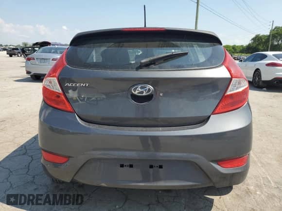 2013 Hyundai Accent SE with VIN KMHCU5AE3DU087993, listed as a Copart auction lot 63526345 with 79,725 mi miles and Salvage title. Bid and sale history available at DreamBid. Image 6.
