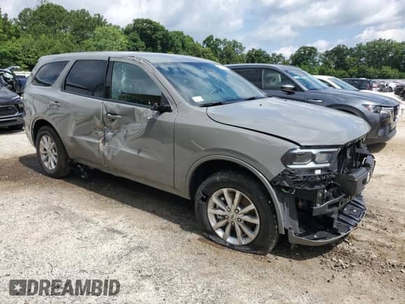 2025 Dodge Durango GT with VIN 1C4RDHDG0SC533467, listed as a Copart auction lot 60607925 with 3,092 mi miles and Clean title. Bid and sale history available at DreamBid. Image 4.