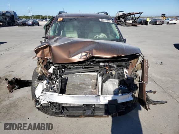 2024 Hyundai Santa Fe Calligraphy с VIN 5NMP5DG14RH001669, выставлен на аукционе Copart как лот 76417794 с пробегом 7 605 миль миль и Списание • Salvage title. История ставок и продаж доступна на DreamBid. Изображение 5.