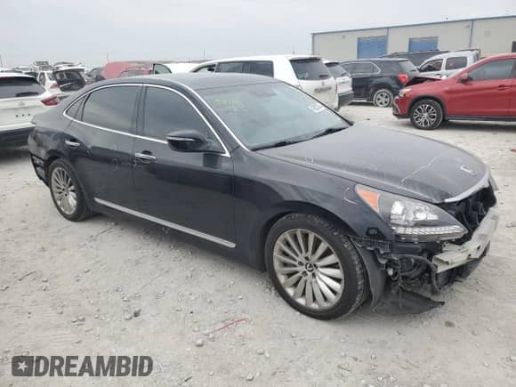 2015 Hyundai Equus Ultimate с VIN KMHGH4JH7FU092403, выставлен на аукционе Copart как лот 43923784 с пробегом 88 030 миль миль и . История ставок и продаж доступна на DreamBid. Изображение 4.