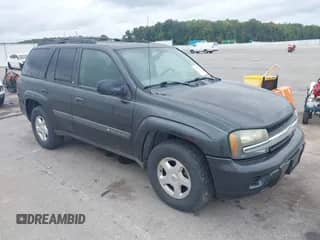 2003 Chevrolet TrailBlazer LT with VIN 1GNDT13S532358254, listed as a IAAI auction lot 43377122 with 243,537 mi miles and . Bid and sale history available at DreamBid. Image 1.