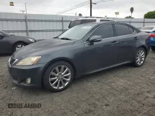 2009 Lexus IS 250 with VIN JTHBK262295103622, listed as a Copart auction lot 65271945 with 208,030 mi miles and Salvage title. Bid and sale history available at DreamBid. Image 1.