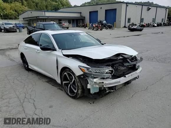 2021 Honda Accord Sport with VIN 1HGCV2F34MA027019, listed as a Copart auction lot 71133425 with 58,575 mi miles and Salvage title. Bid and sale history available at DreamBid. Image 14.