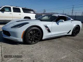 2019 Chevrolet Corvette Grand Sport 1LT with VIN 1G1YW2D71K5111403, listed as a Copart auction lot 89286215 with 60,012 mi miles and Salvage title. Bid and sale history available at DreamBid. Image 1.