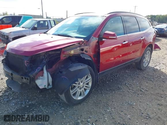 2014 Chevrolet Traverse LT с VIN 1GNKRGKD9EJ329148, выставлен на аукционе IAAI как лот 43291622 с пробегом 107 643 миль миль и . История ставок и продаж доступна на DreamBid. Изображение 2.