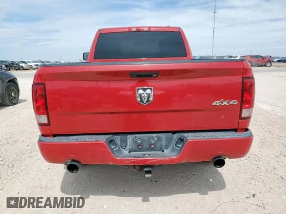 2012 Ram 1500 Express with VIN 3C6JD7AT6CG278287, listed as a Copart auction lot 57054245 with 114,229 mi miles and Salvage title. Bid and sale history available at DreamBid. Image 6.