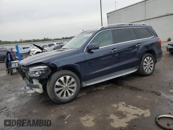 2019 Mercedes-Benz GLS 450 z VIN 4JGDF6EE1KB233489, wystawiony jako Copart lot #81835345 z przebiegiem 187 801 mil mil oraz Szkoda całkowita • Salvage title. Historia ofert i sprzedaży dostępna na DreamBid. Obrazek 1.