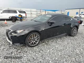 2016 Lexus RC 200t F Sport with VIN JTHHA5BC9G5002135, listed as a Copart auction lot 65997865 with 91,392 mi miles and Salvage title. Bid and sale history available at DreamBid. Image 1.