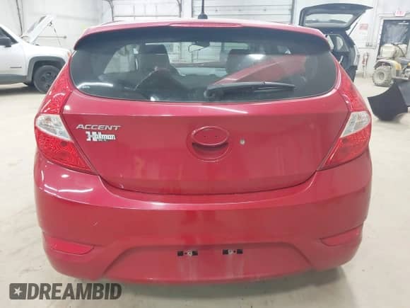 2014 Hyundai Accent SE с VIN KMHCU5AE1EU165897, выставлен на аукционе IAAI как лот 42915953 с пробегом 83 616 миль миль и . История ставок и продаж доступна на DreamBid. Изображение 16.
