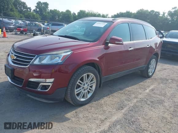 2015 Chevrolet Traverse LT with VIN 1GNKVGKD6FJ110273, listed as a IAAI auction lot 42897318 with 145,194 mi miles and . Bid and sale history available at DreamBid. Image 2.