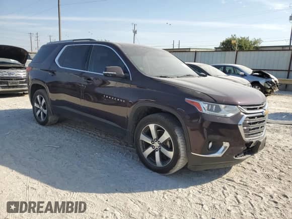 2018 Chevrolet Traverse LT с VIN 1GNERHKW1JJ274726, выставлен на аукционе Copart как лот 74603974 с пробегом 89 475 миль миль и Списание • Salvage title. История ставок и продаж доступна на DreamBid. Изображение 4.