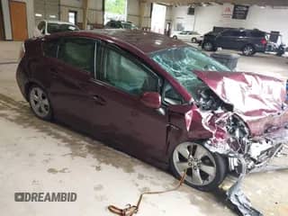 2013 Toyota Prius One with VIN JTDKN3DU9D5584318, listed as a IAAI auction lot 42246950 with Not provided miles and . Bid and sale history available at DreamBid. Image 1.