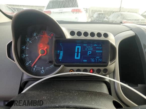 2015 Chevrolet Sonic LTZ with VIN 1G1JE6SB4F4208996, listed as a Copart auction lot 65555385 with 76,714 mi miles and Salvage title. Bid and sale history available at DreamBid. Image 9.