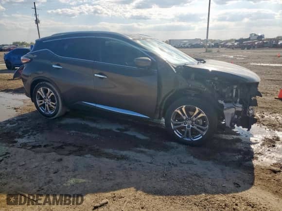 2016 Nissan Murano S с VIN 5N1AZ2MH7GN129111, выставлен на аукционе Copart как лот 83874325 с пробегом 91 085 миль миль и Списание • Salvage title. История ставок и продаж доступна на DreamBid. Изображение 4.