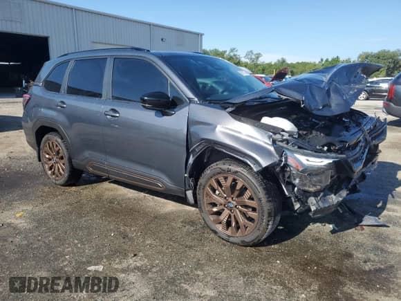 2025 Subaru Forester Special Sports with VIN JF2SLDHC5SH528371, listed as a Copart auction lot 69970135 with Not provided miles and Non repairable. Bid and sale history available at DreamBid. Image 4.