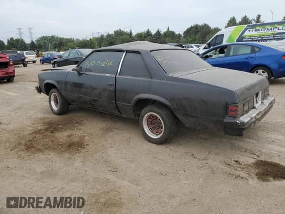 1980 Chevrolet Malibu с VIN 1W27HAZ402217, выставлен на аукционе Copart как лот 65213465 с пробегом Не указан миль и Списание • Salvage title. История ставок и продаж доступна на DreamBid. Изображение 2.