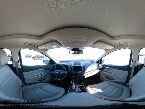 2017 Ford Escape Titanium with VIN 1FMCU0J97HUD10581, listed as a Copart auction lot 81885705 with 161,590 mi miles and Salvage title. Bid and sale history available at DreamBid. Image 15.