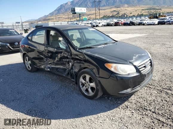 2007 Hyundai Elantra GLS z VIN KMHDU46D17U092807, wystawiony jako Copart lot #68533295 z przebiegiem 129 557 mil mil oraz Szkoda całkowita • Salvage title. Historia ofert i sprzedaży dostępna na DreamBid. Obrazek 4.