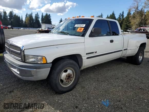 1999 Dodge 3500 с VIN 1B7MC33W7XJ610508, выставлен на аукционе Copart как лот 75534914 с пробегом Не указан миль и Чистый • Clean title. История ставок и продаж доступна на DreamBid. Изображение 1.