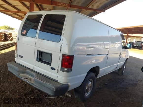 2003 Ford Econoline Cargo Commercial with VIN 1FTSE34L43HA23853, listed as a IAAI auction lot 43480589 with 143,062 mi miles and . Bid and sale history available at DreamBid. Image 4.