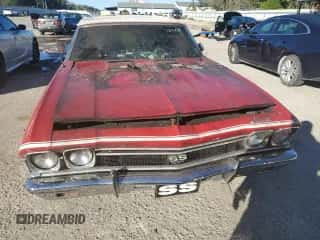 1968 Chevrolet Chevelle с VIN 138678Z112883, выставлен на аукционе Copart как лот 72950564 с пробегом Не указан миль и Списание • Salvage title. История ставок и продаж доступна на DreamBid. Изображение 5.