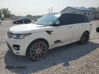 2014 Land Rover Range Rover Sport Autobiography with VIN SALWV2EF2EA319222, listed as a Copart auction lot 59714475 with 165,543 mi miles and Salvage title. Bid and sale history available at DreamBid. Image 1.