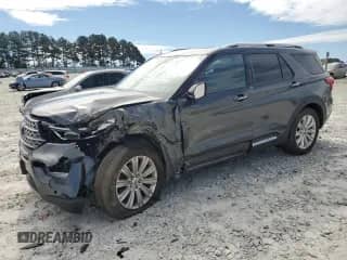 2020 Ford Explorer Limited z VIN 1FMSK7FHXLGB08917, wystawiony jako Copart lot #84772585 z przebiegiem 33 598 mil mil oraz Szkoda całkowita • Salvage title. Historia ofert i sprzedaży dostępna na DreamBid. Obrazek 1.