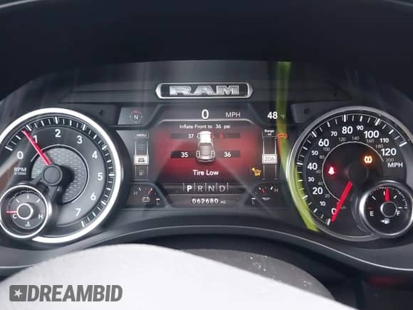 2021 Ram 1500 Laramie with VIN 1C6RREJT6MN542383, listed as a IAAI auction lot 41537424 with 62,680 mi miles and . Bid and sale history available at DreamBid. Image 7.