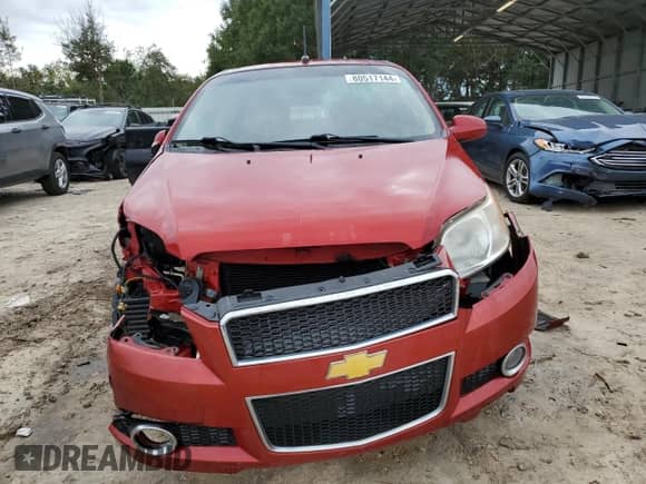 2010 Chevrolet Aveo 2LT with VIN KL1TG6DE2AB085843, listed as a Copart auction lot 80517144 with 129,904 mi miles and Salvage title. Bid and sale history available at DreamBid. Image 5.