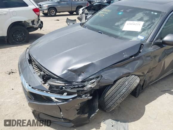 2018 Honda Accord EX-L with VIN 1HGCV1F54JA023057, listed as a IAAI auction lot 42850251 with 60,802 mi miles and . Bid and sale history available at DreamBid. Image 6.