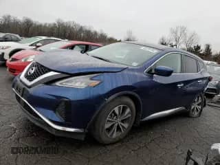 2022 Nissan Murano S with VIN 5N1AZ2AS9NC108754, listed as a Copart auction lot 83226194 with 53,940 mi miles and Salvage title. Bid and sale history available at DreamBid. Image 1.