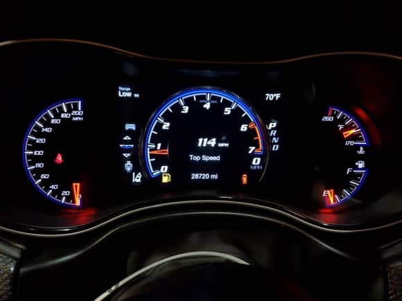 2021 Jeep Grand Cherokee Trackhawk z VIN 1C4RJFN91MC788855, wystawiony jako Copart lot #84001195 z przebiegiem 28 720 mil mil oraz Szkoda całkowita • Salvage title. Historia ofert i sprzedaży dostępna na DreamBid. Obrazek 9.