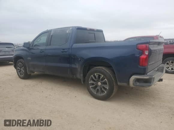 2022 Chevrolet Silverado 1500 LT with VIN 2GCPACED4N1506676, listed as a Copart auction lot 43747315 with 77,731 mi miles and Salvage title. Bid and sale history available at DreamBid. Image 2.