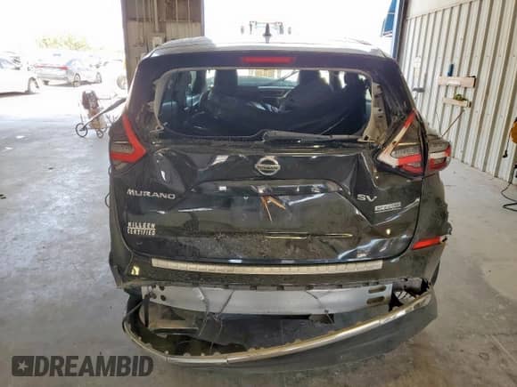 2021 Nissan Murano SV with VIN 5N1AZ2BJ8MC123301, listed as a Copart auction lot 68828555 with 80,866 mi miles and Salvage title. Bid and sale history available at DreamBid. Image 6.