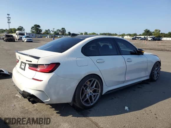 2022 BMW 3 Series M340i xDrive with VIN 3MW5U9J01N8C63539, listed as a Copart auction lot 71839485 with 29,319 mi miles and Salvage title. Bid and sale history available at DreamBid. Image 3.