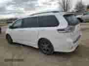 2015 Toyota Sienna SE with VIN 5TDXK3DC7FS628657, listed as a Copart auction lot 49920805 with 134,804 mi miles and Salvage title. Bid and sale history available at DreamBid. Image 2.