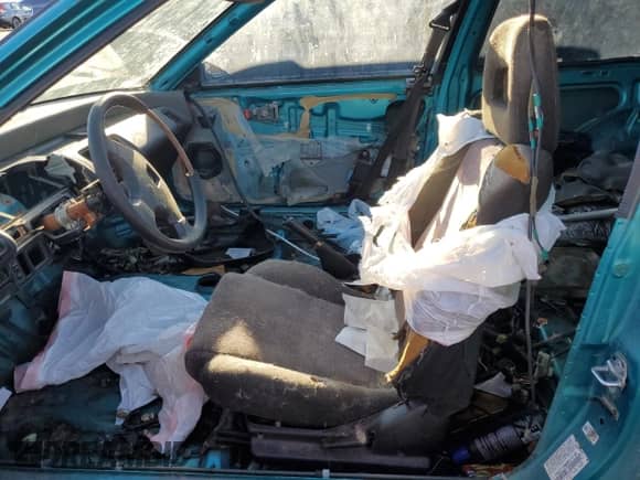 1991 Honda Civic с VIN 2HGED7366MH518166, выставлен на аукционе Copart как лот 87556605 с пробегом Не указан миль и Списание • Salvage title. История ставок и продаж доступна на DreamBid. Изображение 7.