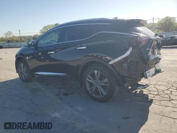 2024 Nissan Murano Platinum with VIN 5N1AZ2DS8RC117897, listed as a Copart auction lot 52198185 with 2,449 mi miles and Clean title. Bid and sale history available at DreamBid. Image 2.