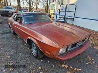 1973 Ford Mustang с VIN 3F04H196065, выставлен на аукционе Copart как лот 81649804 с пробегом 81 845 миль миль и Чистый • Clean title. История ставок и продаж доступна на DreamBid. Изображение 1.