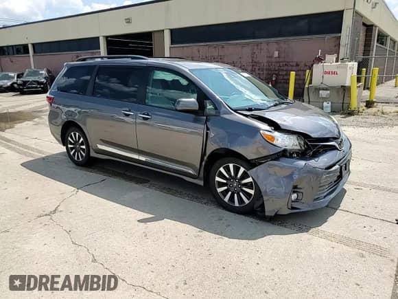 2018 Toyota Sienna XLE with VIN 5TDDZ3DC5JS189157, listed as a Copart auction lot 69009385 with 74,782 mi miles and Salvage title. Bid and sale history available at DreamBid. Image 14.